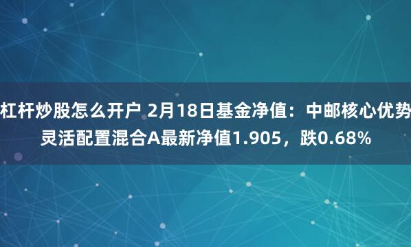 杠杆炒股怎么开户 2月18日基金净值：中邮核心优势灵活配置混合A最新净值1.905，跌0.68%