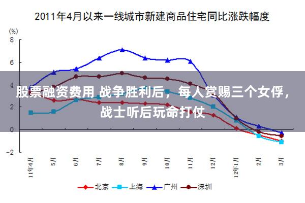 股票融资费用 战争胜利后，每人赏赐三个女俘，战士听后玩命打仗